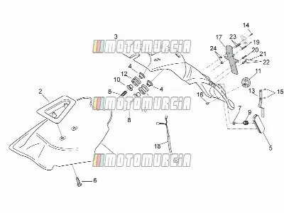 Telaio » carrozzeria posteriore iii - parafango