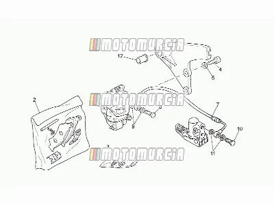 Bremssattel hinten