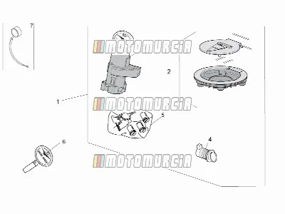 Kit de herrajes para cerradura