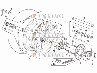 Rear Wheel R Version