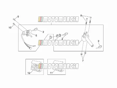 Autocollant - kit de quincaillerie de serrure