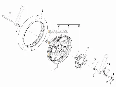 Roda dianteira
