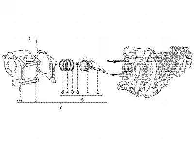 Axe de cylindre-piston-poignet, ens.
