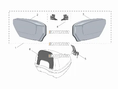 Accessoires » selon - top/cases, valises latérales