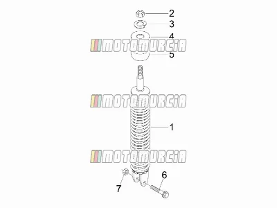 Suspension arrière - amortisseur(s)