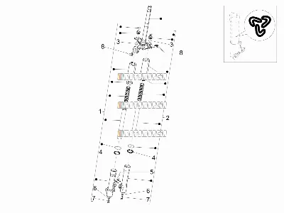 Composants de la fourche (dessus Wuxi)