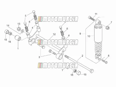 Frame » R.shock Absorber-connect. Rod