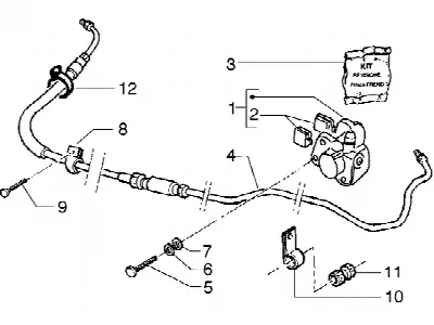 Caliper (vehicle With Rear Hub Brake)