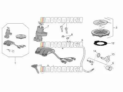 Kit de quincaillerie de serrure