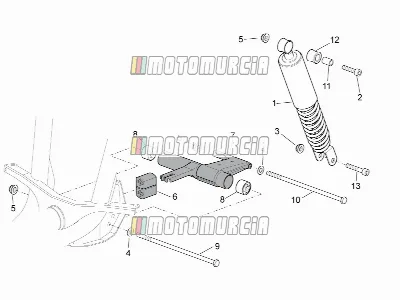 Cadre » r.amortisseur-connect. tige