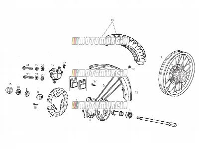 Roda dianteira