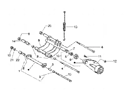 Bras oscillant