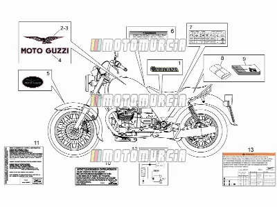 Plate Set-Decal-Op.Handbücher