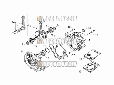 Crank-case-connect.rod Group