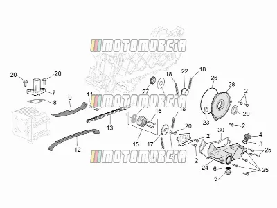 Moteur » pompe à huile