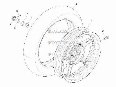 Roue arrière