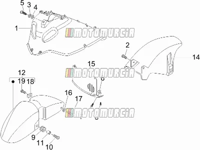 Wielbehuizing - spatbord