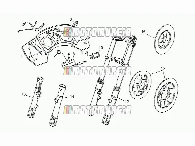 Fourche avant 850t5 carab.1989