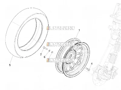 Roue avant
