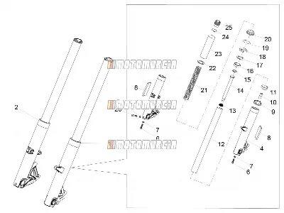 Fourche avant Kaifa