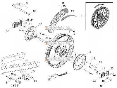 Roda traseira