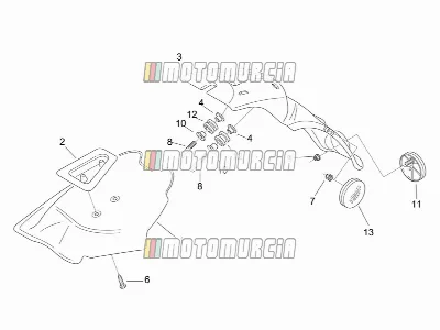 Cadre » carrosserie arrière iii - garde-boue