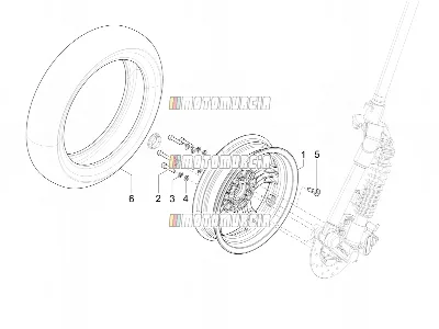 Roue avant