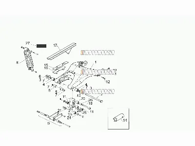 Bras oscillant