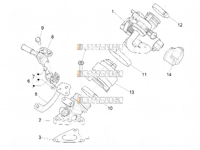 Corps de papillon - injecteur - joint d'induction