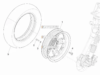 Roue avant