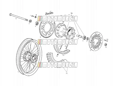 Roda traseira
