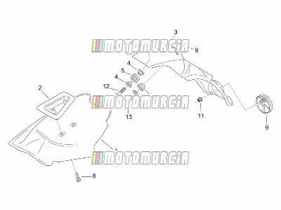 Frame » Rear Body Iii - Mudguard