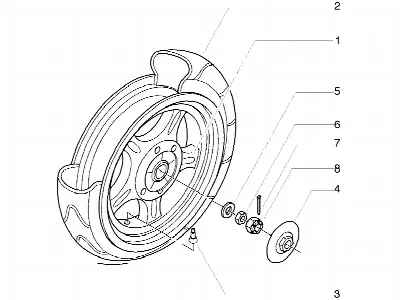 Roue arrière