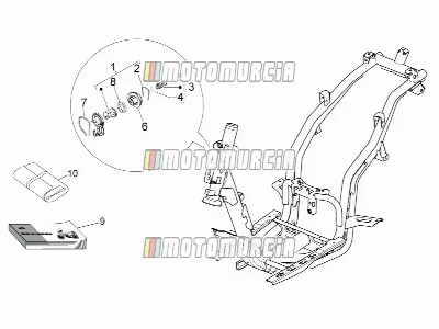 Kit de herrajes para cerradura