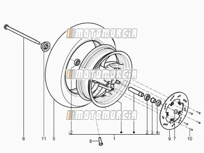 Roue avant