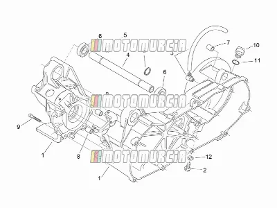 Motore » kit carter centrale