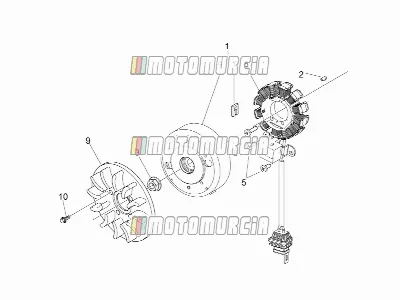 Cdi magneet assy