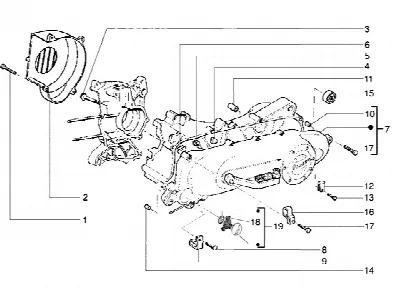 Couvercle d'embrayage-couvercle de bobine
