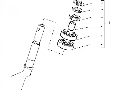 Conjunto de rodamientos de bolas de direcci?n.