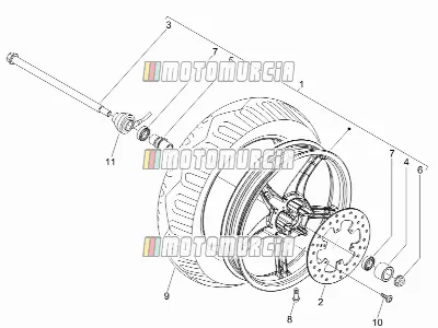 Roue avant