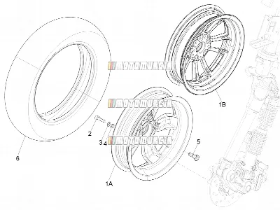 Roue avant