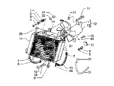 Radiateur de liquide de refroidissement