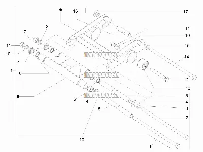 Bras oscillant