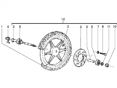 Roue avant