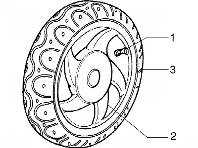 Roue avant