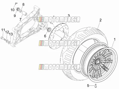 Roue arrière