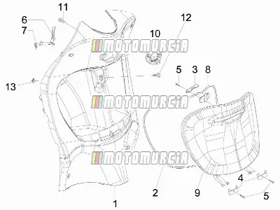 Front Glove-box - Knee-guard Panel