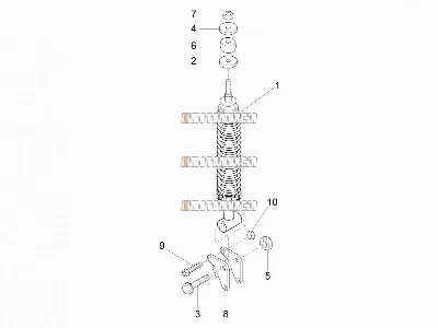 Suspension arrière - amortisseur(s)