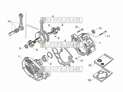 Crank-case-connect.rod Group