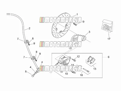 Bremssattel hinten
